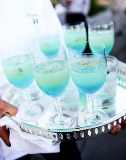 tiffany blue niebieskie drinki