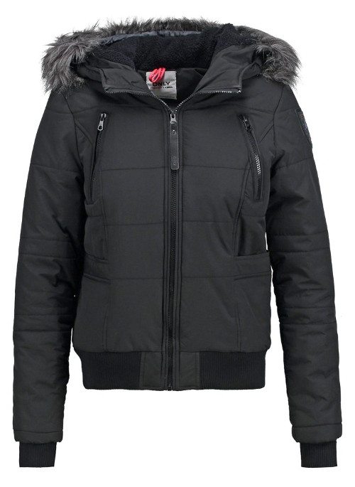 czarna kurtka na zimę 2016